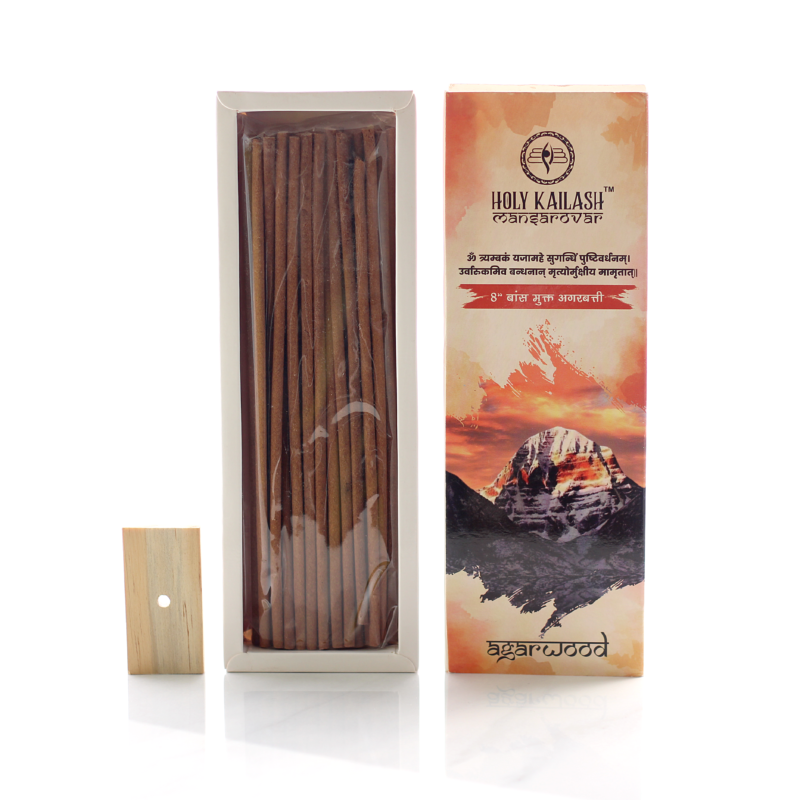 Holy Kailash Mansarovar, incense stick, agarbatti, dhoop batti , with stand, fragrance , Holder Included, Burns upto 120 minutes