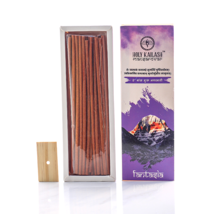 Holy Kailash Mansarovar, incense stick, agarbatti, dhoop batti , with stand, fragrance , Holder Included, Burns upto 120 minutes