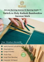 Holy Kailash Mansarovar, incense stick, agarbatti, dhoop batti , with stand, fragrance , Holder Included, Burns upto 120 minutes